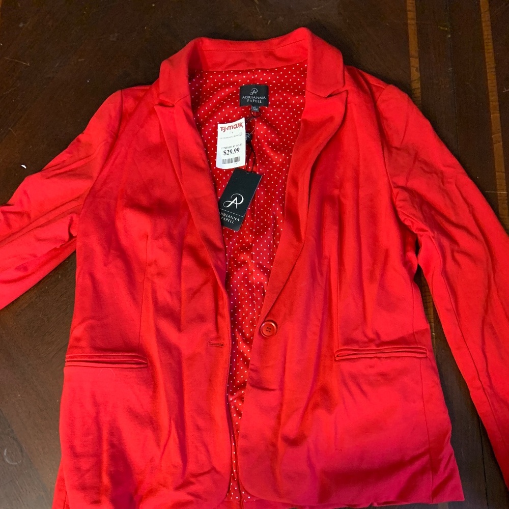 Red Blazer Size M